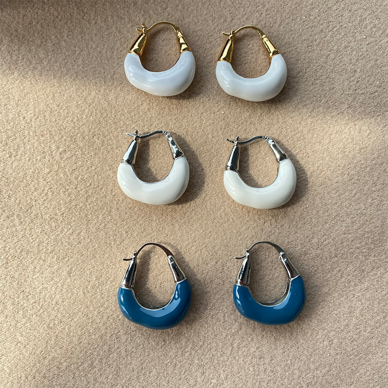 法式欧美流光云朵耳环小众百搭ins风精致女法式轻奢精致百搭小众详情8