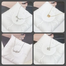 项链饰品女新款2025蝴蝶结鱼尾翅膀锁骨链百搭超长保色女批发新款详情3