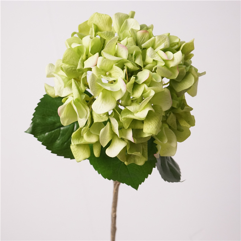 高品质手感保湿绣球花单枝荷兰绣球家居餐桌装饰花艺婚庆假花批发详情10