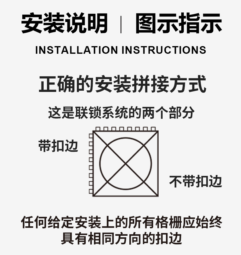 洗车房地格栅洗车店格栅汽车美容店地板仓库冷库防滑塑料拼接垫板详情13