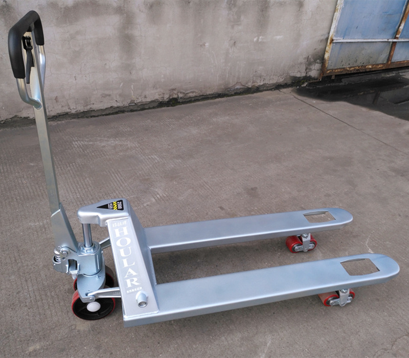 szhoular factory has 2-ton / 2.5-ton galvanized manual forklifts, hydraulic transporters, hydraulic loaders and ground cattle in stock pic 43