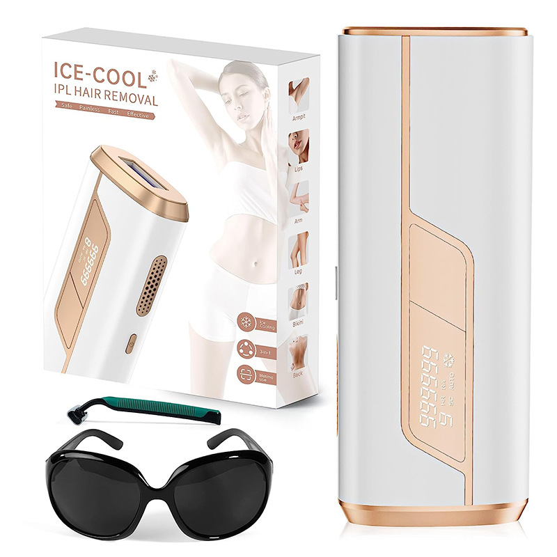shanilak home full-body hair removal device, ice-sensing strong pulse light therapy device, ice point hair removal device pic 11