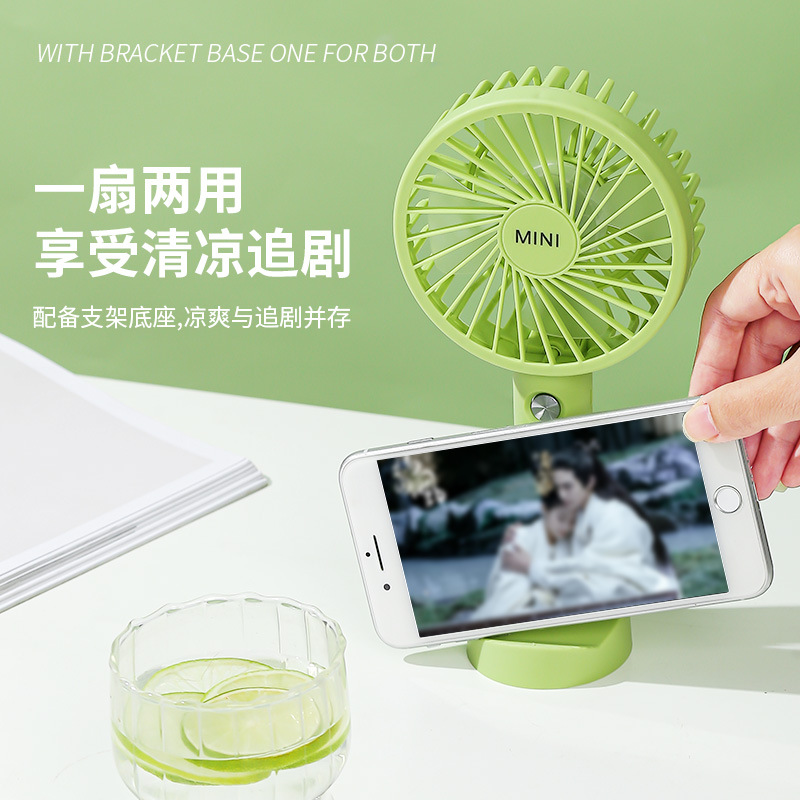 Wholesale usb small fan charging model gift Portable desktop bedside pocket mini 2025 new model handheld fan pic 29