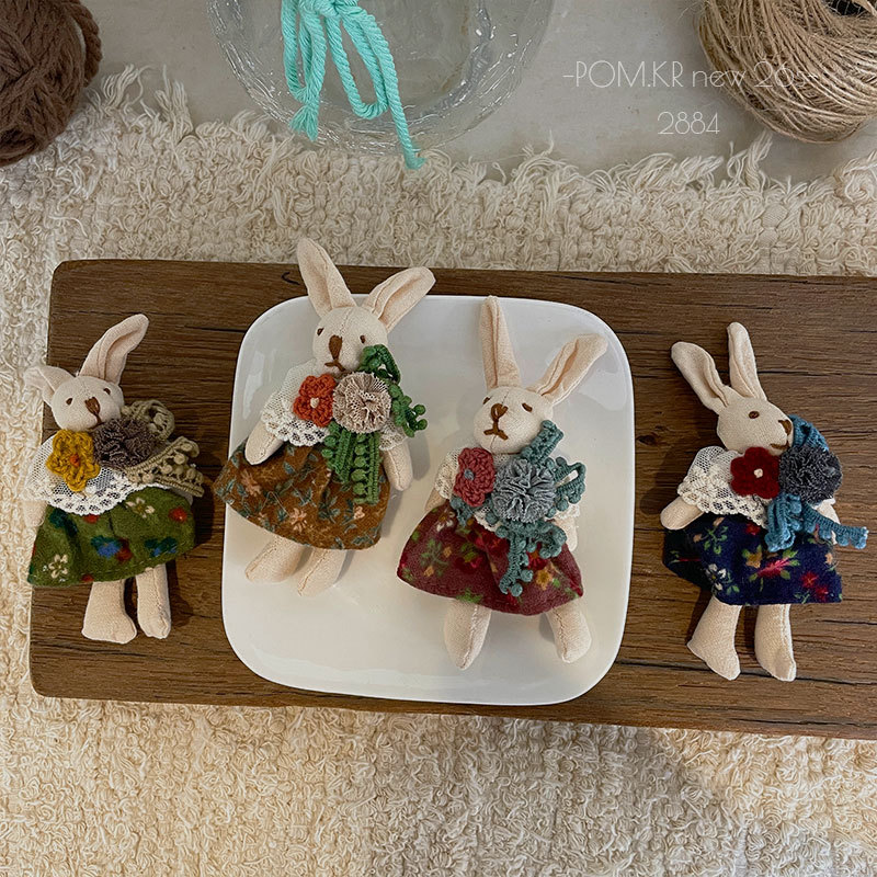 手工艺品兔子玩偶彩灯发光醒狮灯笼儿童马年手工装饰品详情2