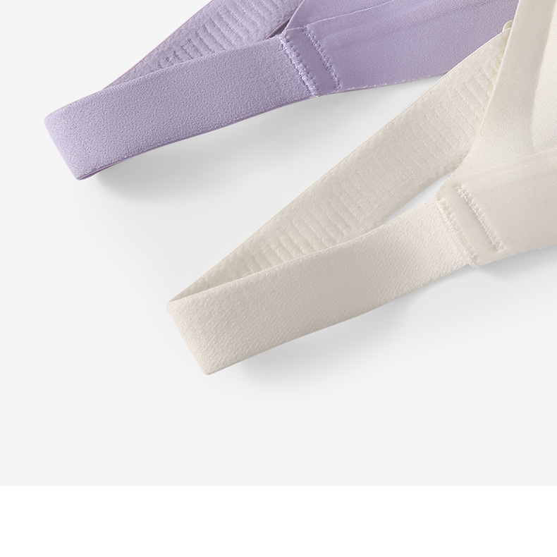 Soft-supported bras for women make large breasts look smaller. They gather and support to prevent sagging, are breathable, and have no steel rings or marks. Summer wholesale pic 14