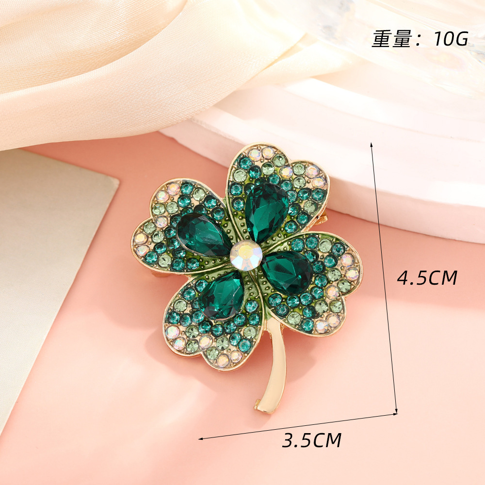 A fresh and delicate peony and zircon flower brooch, a retro pearl fashion pin, a leak-proof clothing accessory, a brooch for women pic 23