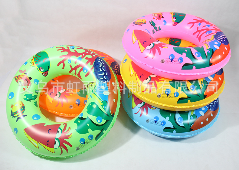 卡通儿童游泳座圈 婴儿游泳圈50-90麻纹圈儿童腋下浮圈救生圈详情27