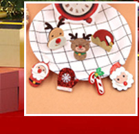 韩版圣诞驯鹿雪人圣诞老人圣诞树配饰毛绒麋鹿发箍头饰配件详情18