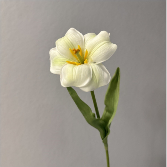 PU开口笑郁金香仿真假花手感保湿婚庆用花摄影道具装饰摆件仿真花详情24