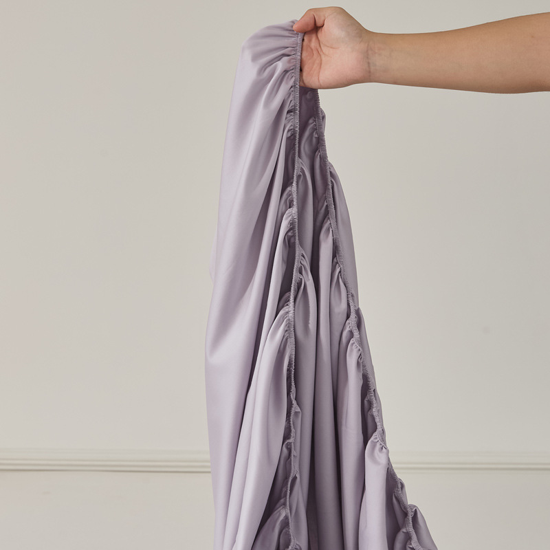 Single-piece quilt cover, pure cotton long-staple cotton bed sheet, bed cap, oversized quilt cover, skin-friendly single and double solid color bedding pic 85