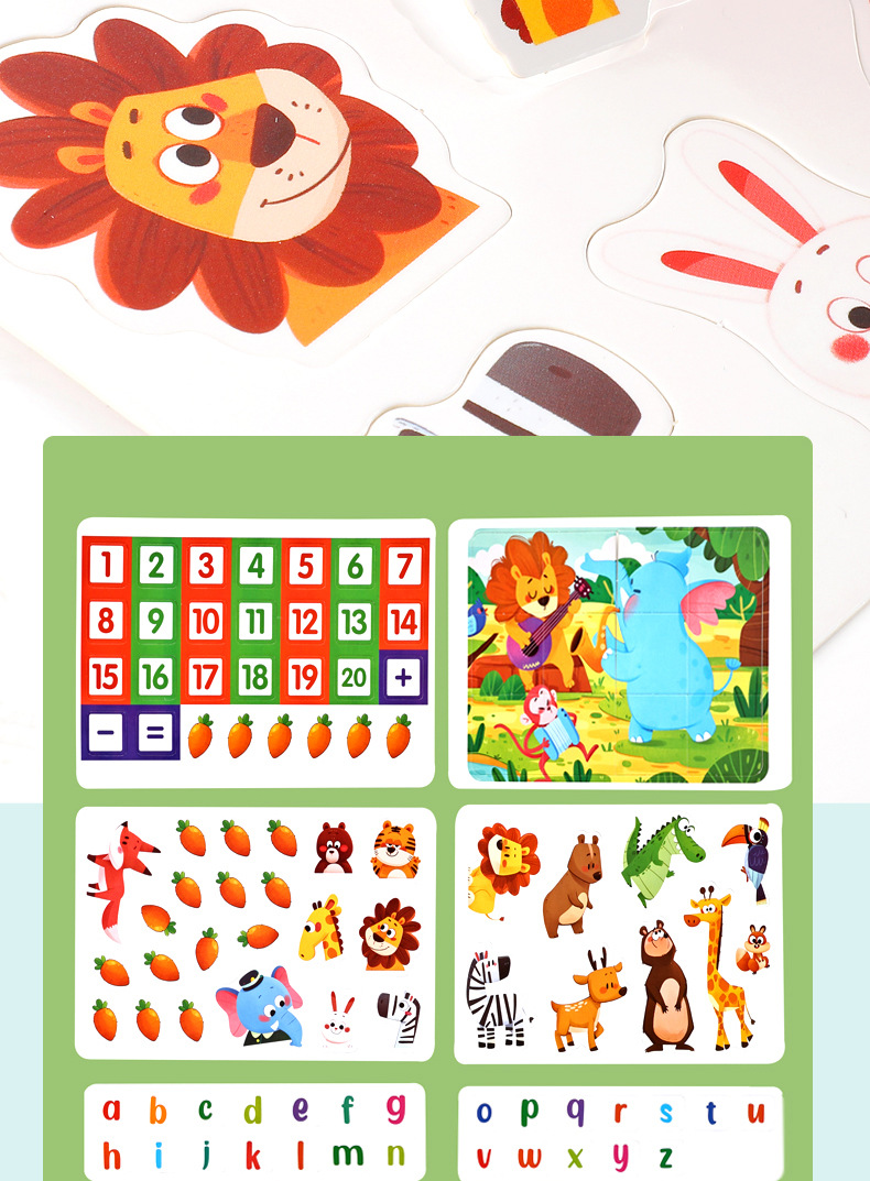 跨境早教启蒙撕拉安静书免裁剪忙碌书busybook益智认知反复黏贴书详情13