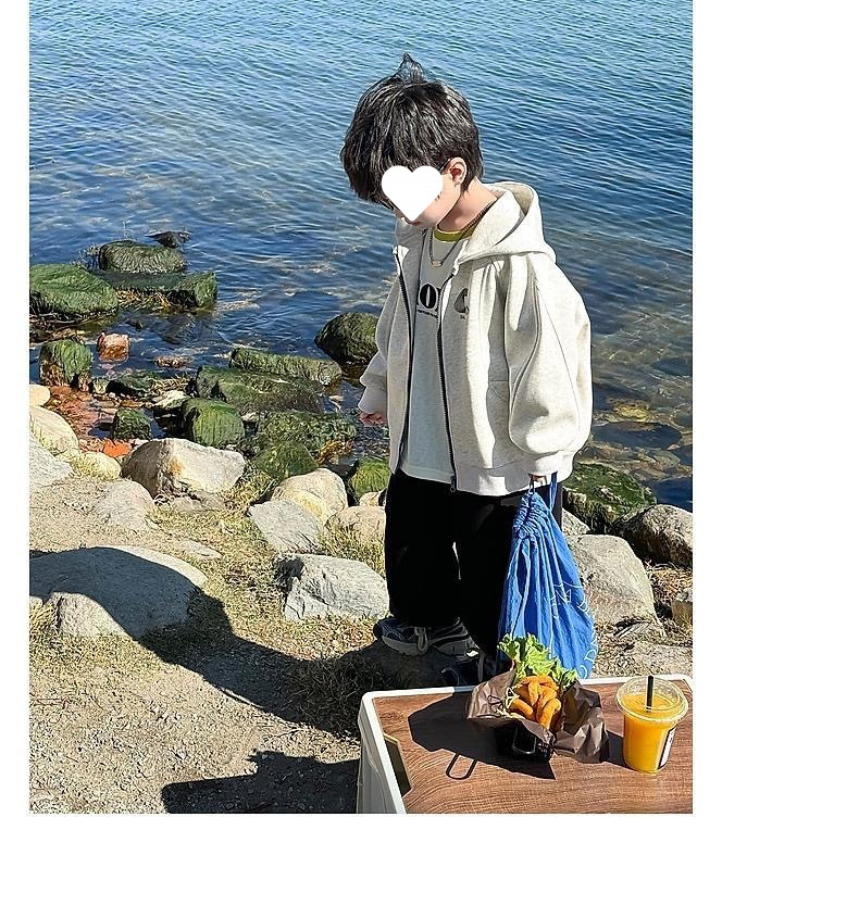 男童外套春装2024新款儿童春秋款连帽卫衣开衫休闲上衣男孩洋气潮详情8