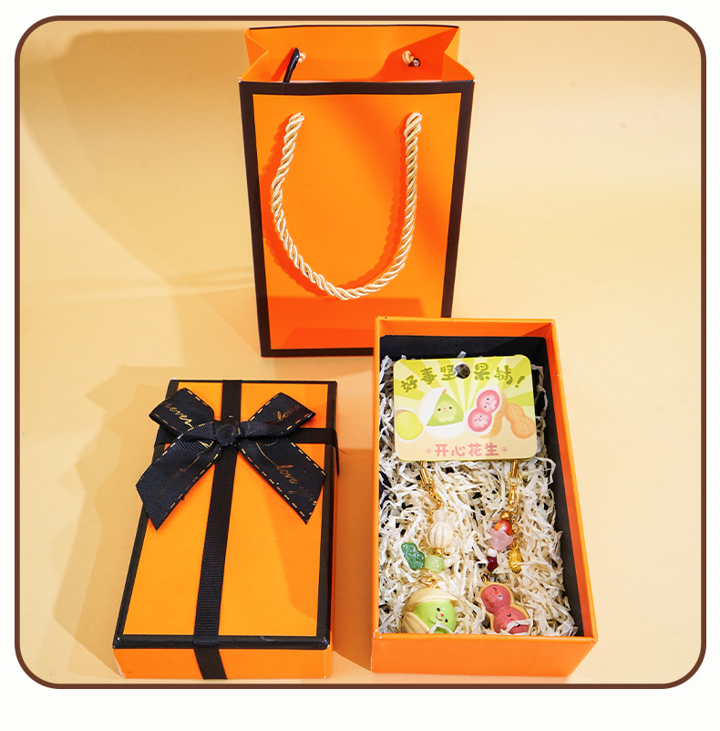 百茂原创好事坚果开心果花生小鼻噶钥匙扣diy手机链情侣背包挂饰详情19