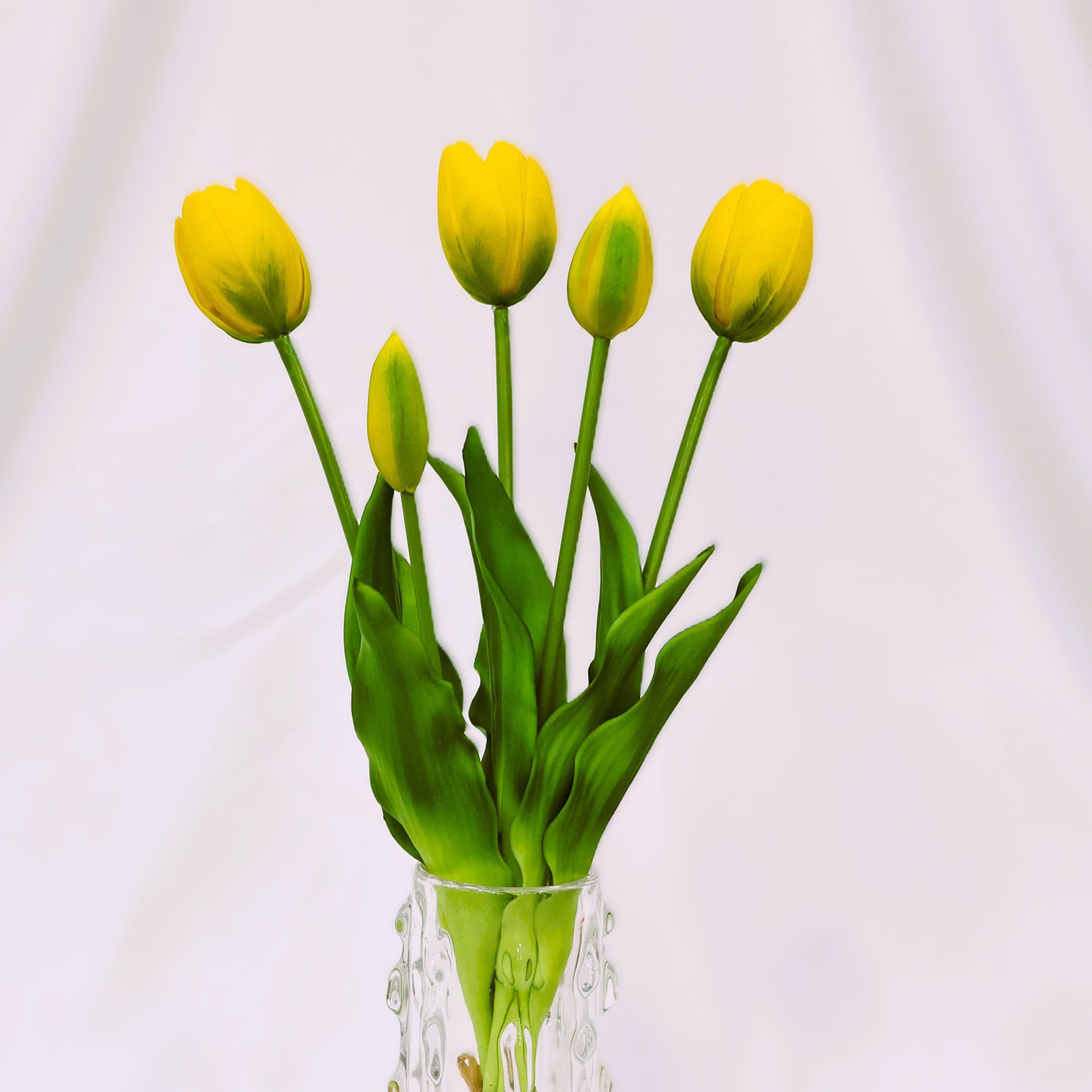 ins手感保湿高档仿真花郁金香假花插花客厅桌面摆件装饰照花束详情17