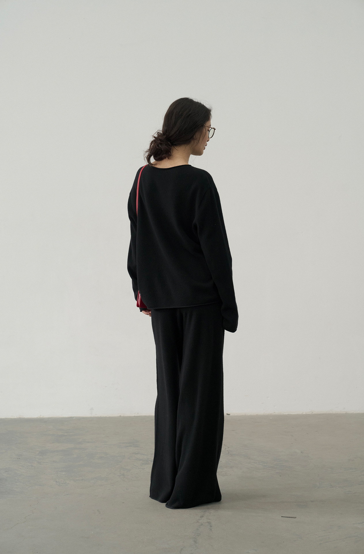 Korean-style seamless one-piece process round-neck pullover cotton and wool sweater, basic base layer for women a1183 in autumn and winter pic 29