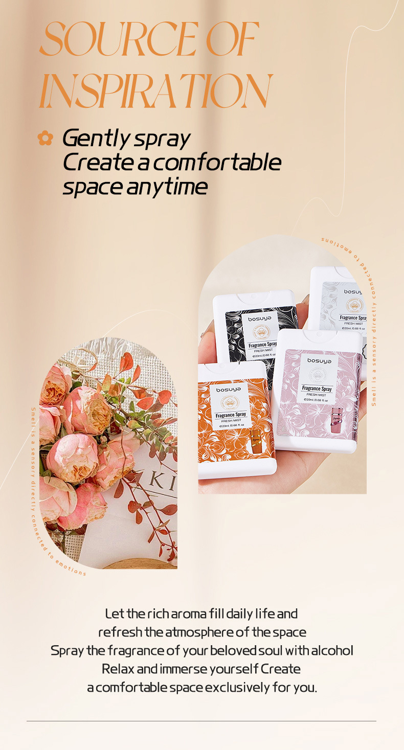 【 Cross-border Exclusive 】Bosuya Portable Pocket Perfume, Long-lasting Fragrance, Niche perfume, Fragrance Spray wholesale pic 4