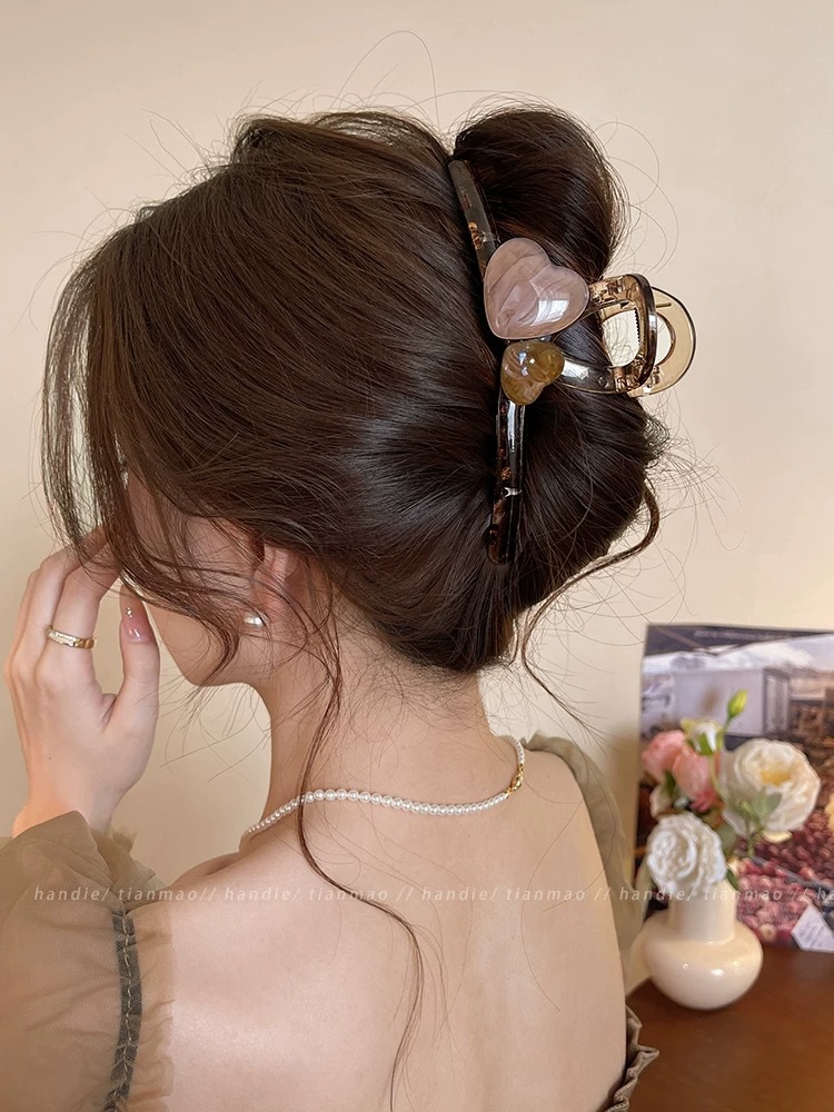 Early spring accessories: flower-shaped hairpins, large female hairpins, large hair volume at the back of the head, shark hairpins, popular hairpins, pearl hairpins, headwear pic 10