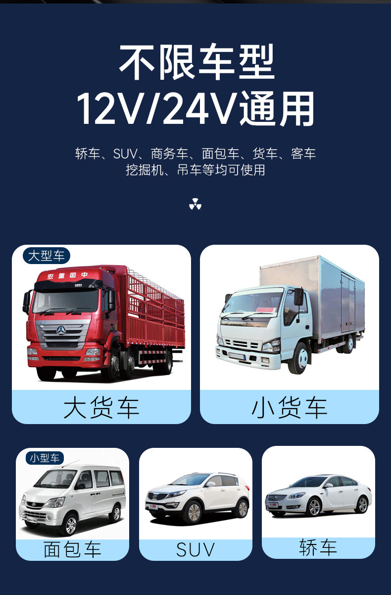 夏季散热用品车载双头风扇12V24V大货车强力USB通用汽车电风扇                           详情14