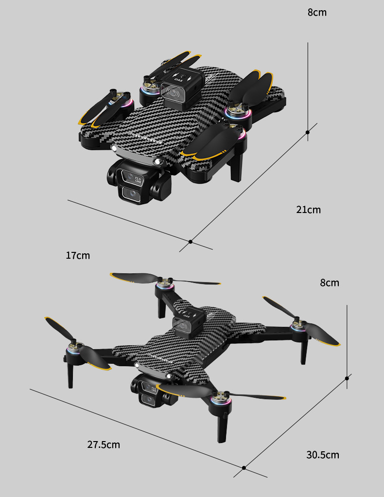 无人机S7H跨境高清航拍无刷电机电调高清航拍遥控带屏幕玩具批发详情34