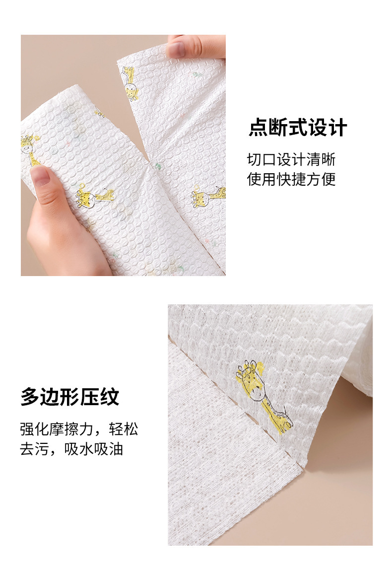 懒人抹布干湿两用家用清洁厨房专用纸一次性洗碗布吸水去污不沾油详情7