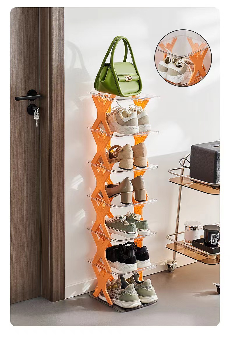 轻奢简易鞋架多层家用门口宿舍置物架厨房收纳架自由安装收纳鞋柜详情10