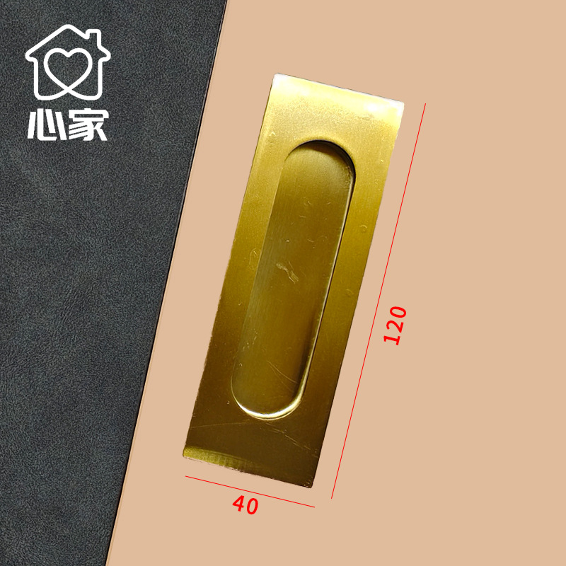 Modern and simple cabinet door hidden handle, drawer hidden embedded handle, wardrobe door factory direct sales hidden handle pic 24