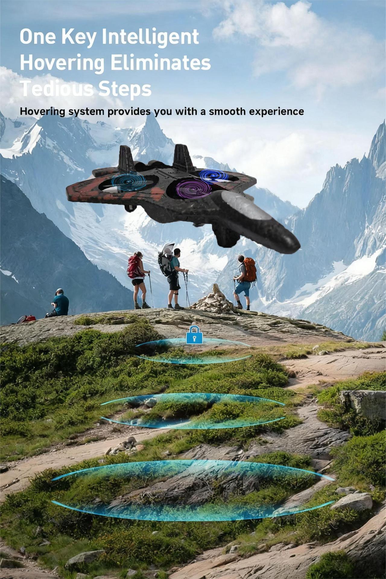 Cross-border new remote-controlled aircraft, stunt aircraft, foam aircraft, light charging, shock-resistant four-axis drone toy pic 7
