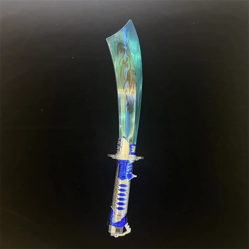 炫彩声光龙纹玩具刀剑LED闪光音乐大刀地摊夜市广场儿童发光玩具详情14