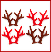 韩版圣诞驯鹿雪人圣诞老人圣诞树配饰毛绒麋鹿发箍头饰配件详情16