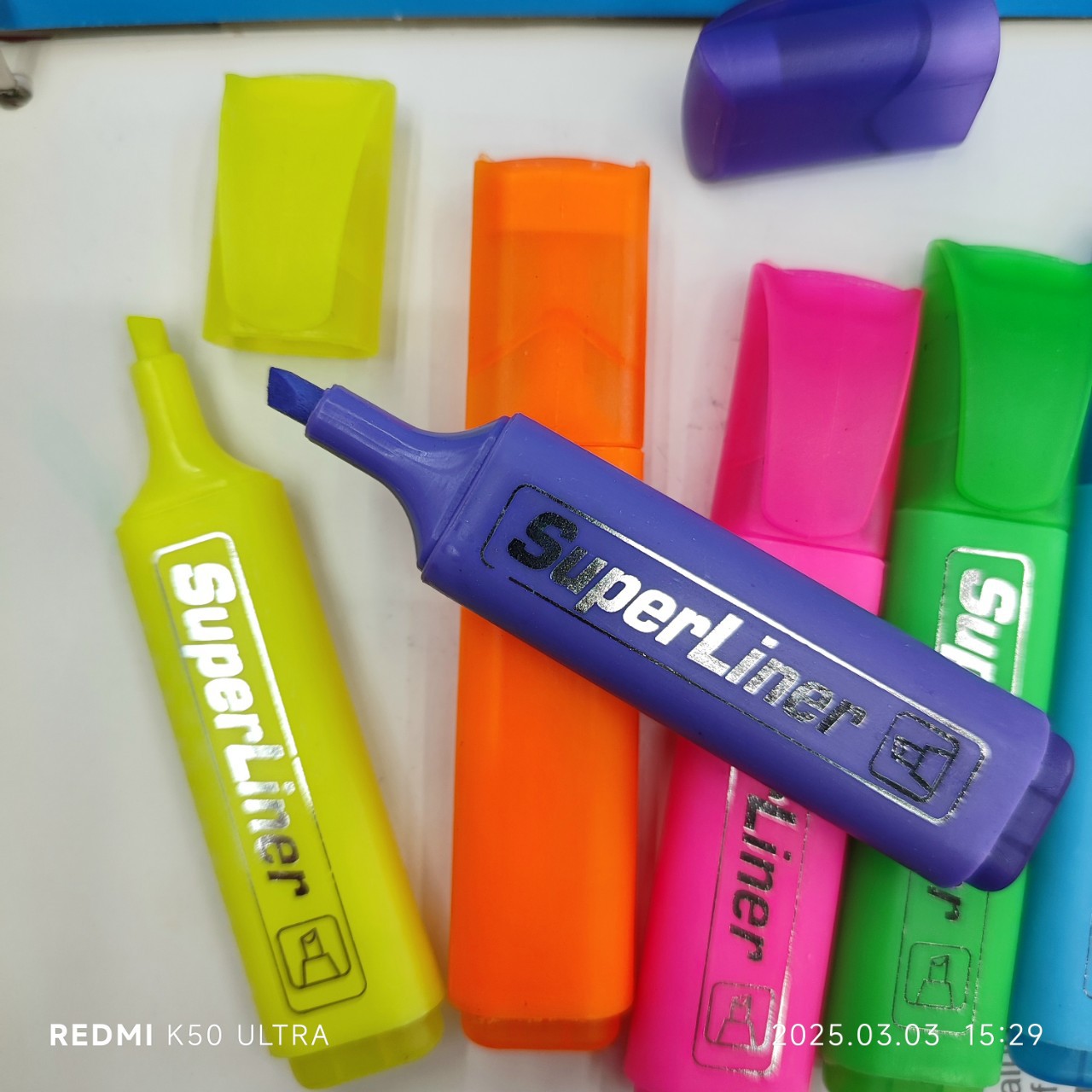 创意荧光笔学生绘画涂鸦重点标记扁款粗划笔4支装PVC袋彩色批发详情3