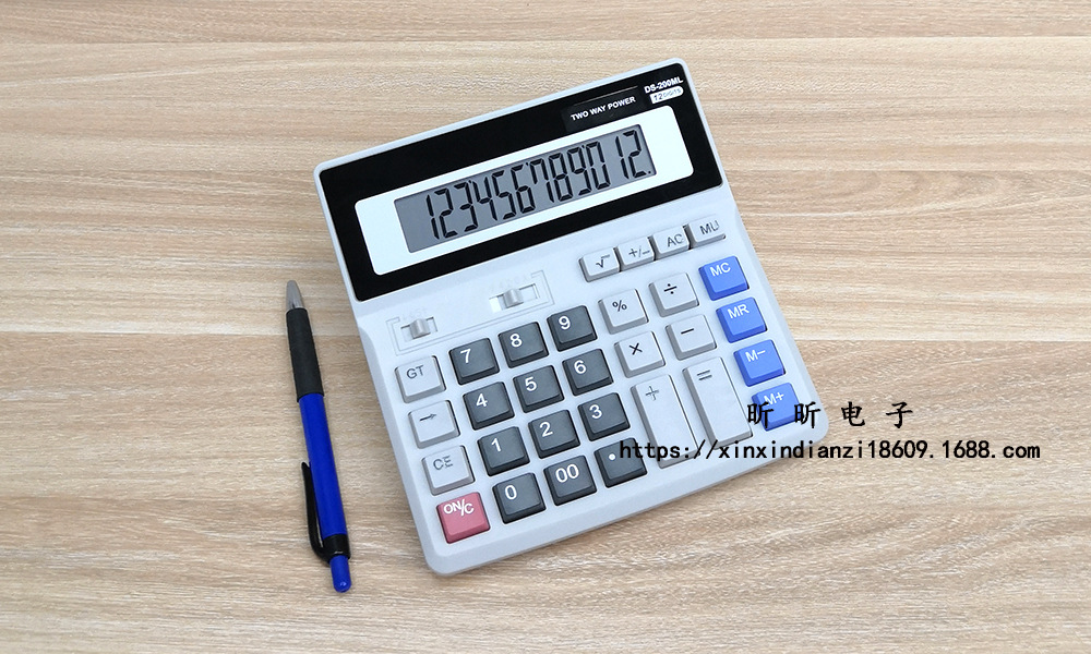 200ML large solar-powered office calculator, financial accounting, commercial cross-border computer wholesale pic 2