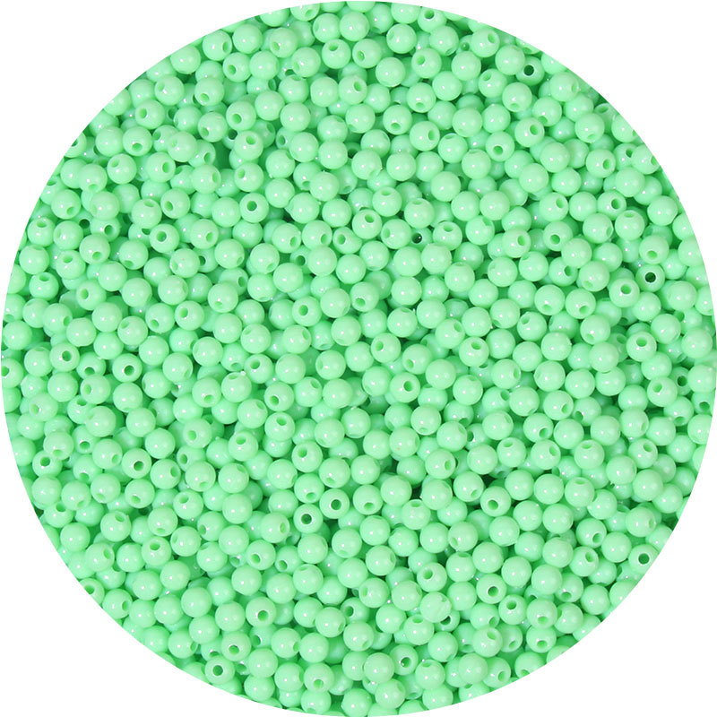 4mm亚克力塑料实色圆珠diy手工串珠手链首饰材料配件配饰散珠批发详情25