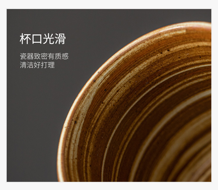 小麦纹咖啡杯碟套装家用复古欧式卡布奇诺拿铁杯子花式咖啡拉花杯详情20