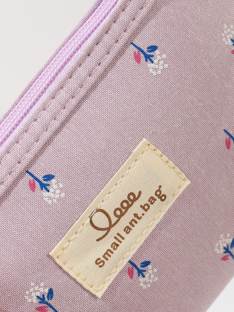 跨境印花帆布化妆包女防水便携ins风字母学生笔袋旅行收纳洗漱包详情10