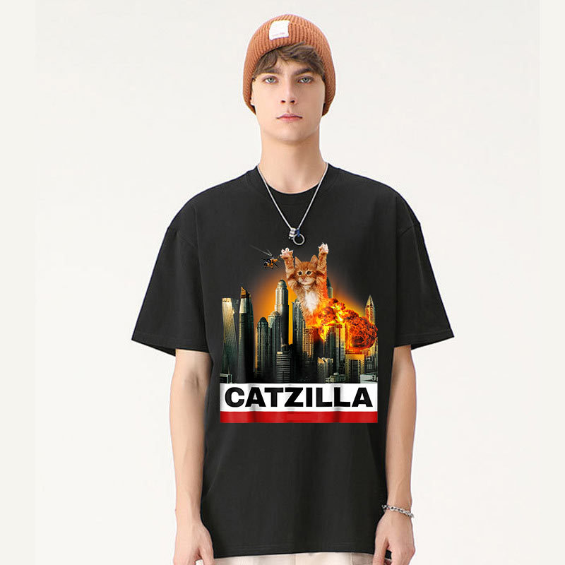 large-size shirt pure cotton T-shirt customized LOGO  pic 23