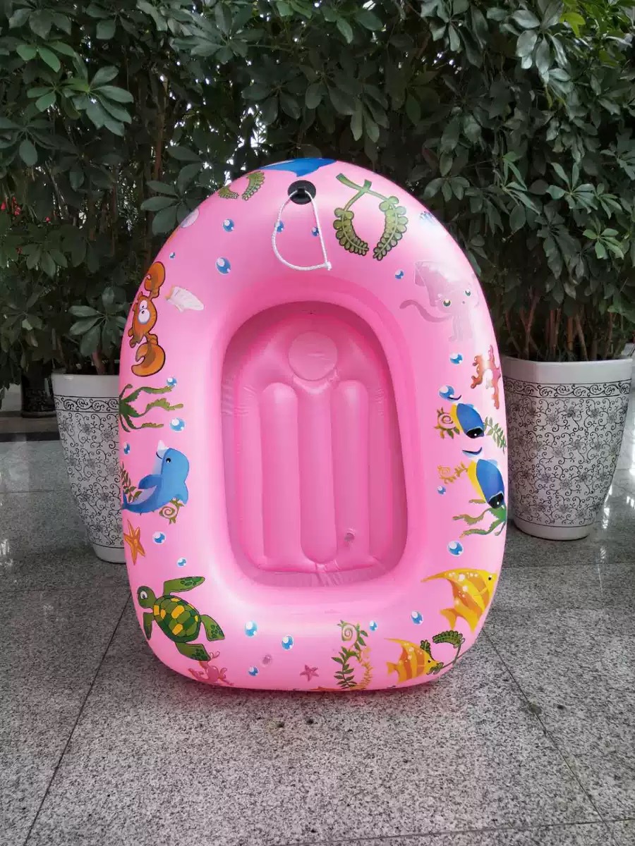 厂家直供加厚PVC充气船儿童水上玩具婴儿橡皮艇男女孩婴幼儿游泳池用品详情5