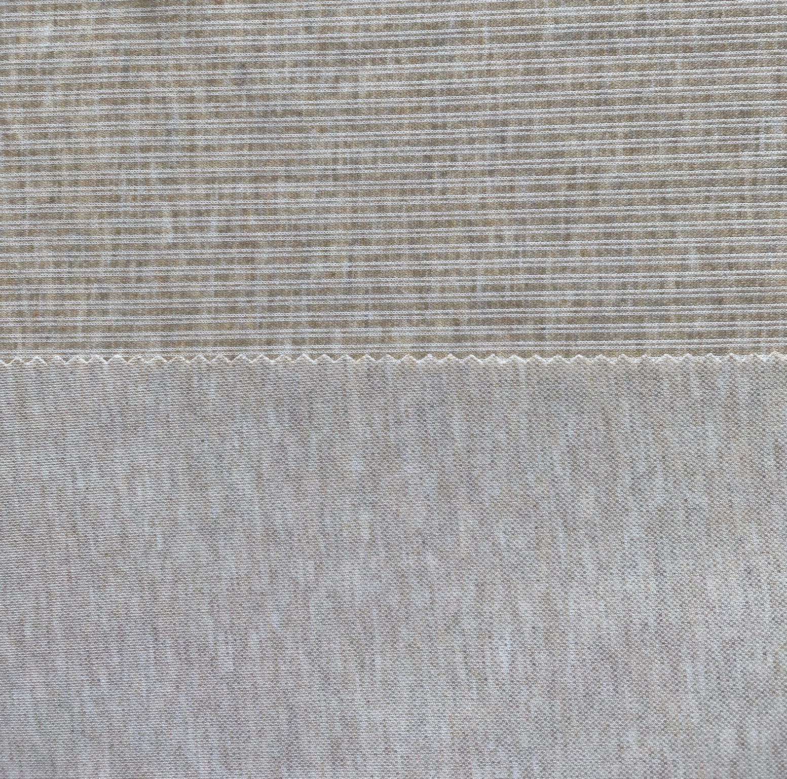 815# sheepskin TR fleece texture double vertical stripe letter stripe yarn-dyed fabric striped base layer pants in stock pic 4