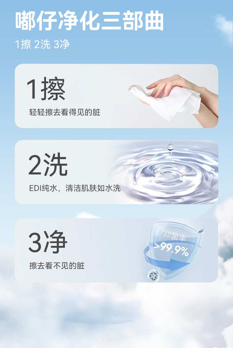 湿厕纸家用加厚经期用家庭装可冲散80抽大包护理湿巾抑菌厕纸批发详情8