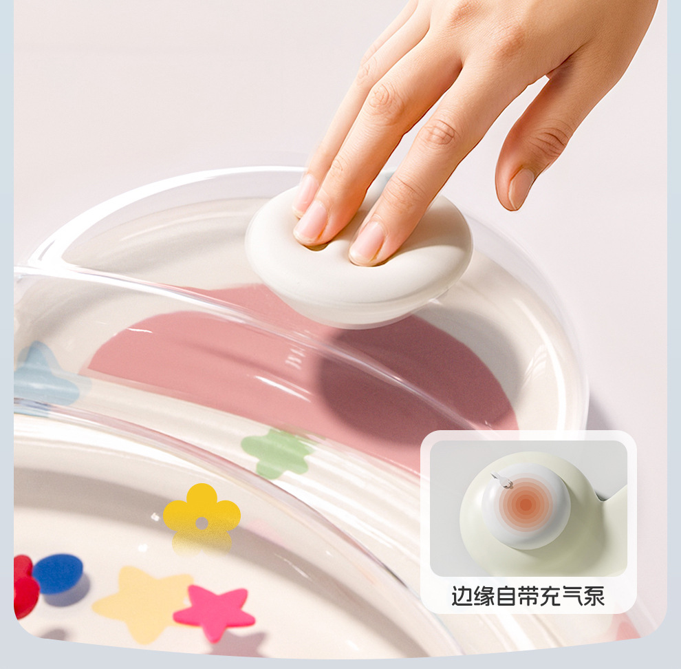 跨境婴儿充气拍拍水垫海洋生物游泳圈爬爬垫坐垫儿童拍拍垫批发详情6