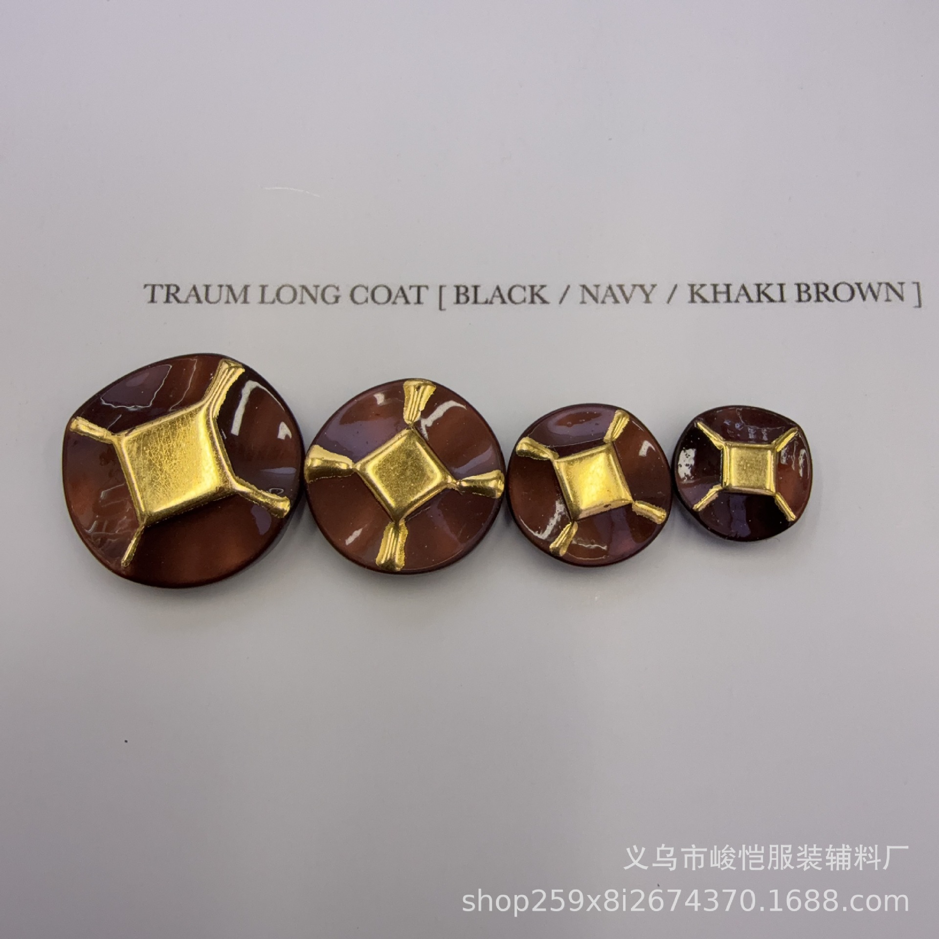 Junkai Fashion Fur coat, woolen jacket, metal button windbreaker, cashmere sweater, cardigan, universal button style pic 13