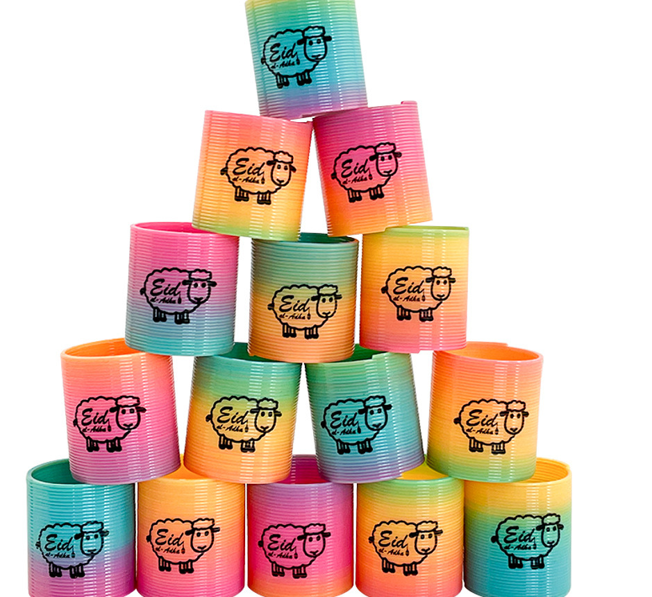 魔力彩虹圈迷你笑脸3.2x3.5CM叠叠乐七彩弹簧圈儿童玩具工厂批发详情11