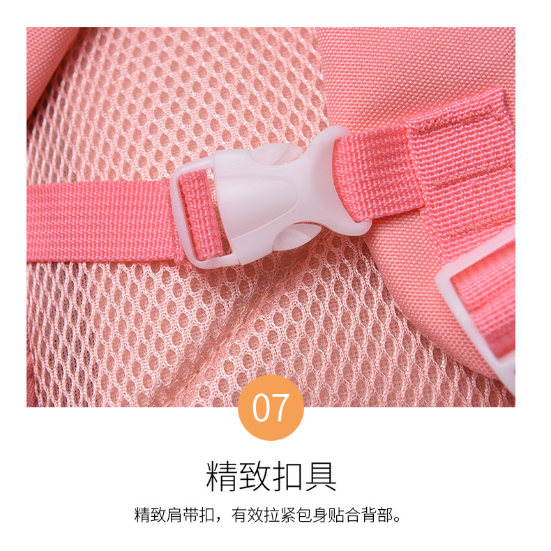 小学生书包卡通库洛米一二年级萌娃双肩背包耐脏护脊减压儿童背包详情20