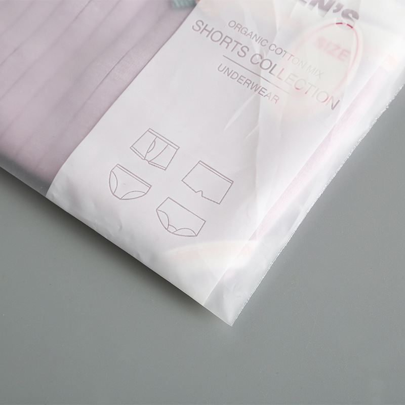Wholesale of in-stock eva frosted self-sealing bags, transparent sealed zipper bags, clothing and underwear packaging bags, sealing and bone pulling bags pic 14