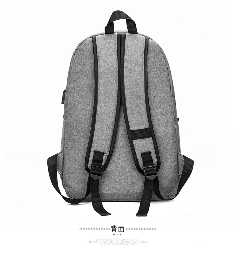 跨境书包小学生大容量简约背包男款2023新款时尚ins风双肩包外贸详情12