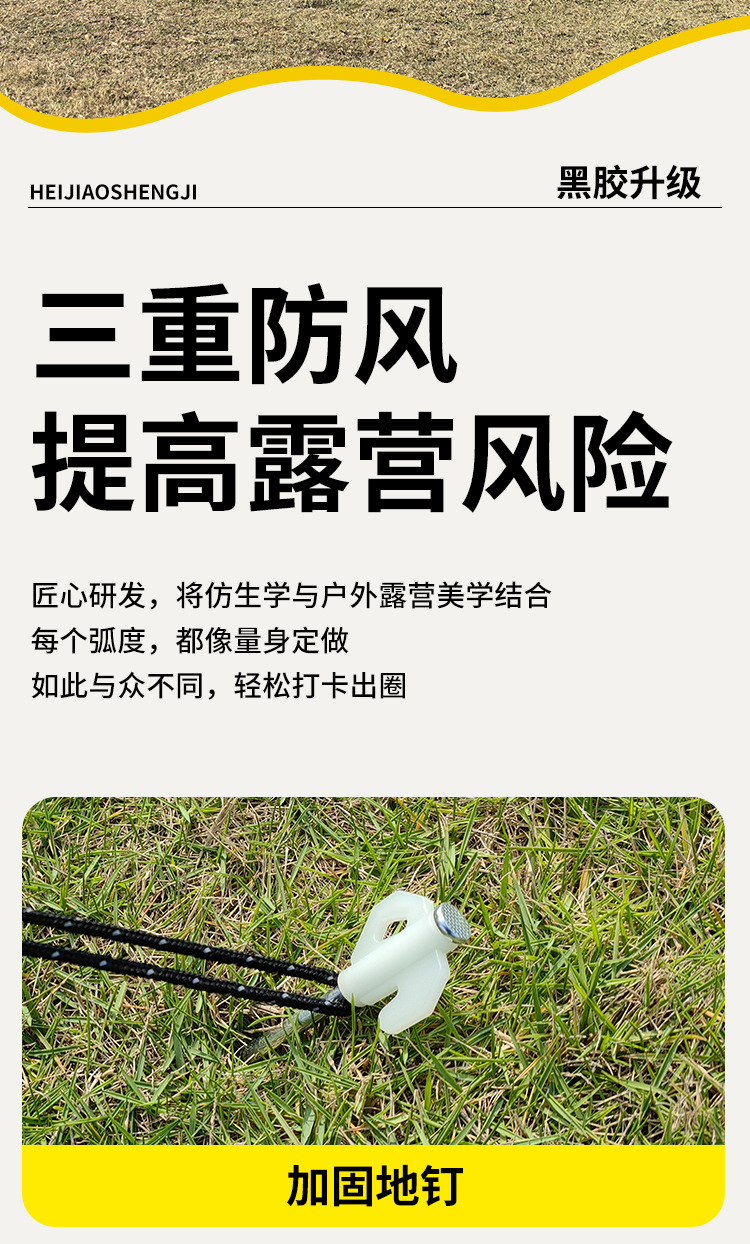 Portable butterfly-shaped hexagonal camping equipment and gear, including a canopy tent, a thick black rubber sun protection and sunshade canopy pic 18