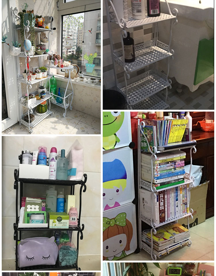 跨境专供 TEMU SHEIN TK置物架卧室简易小书架落地收纳架子详情6