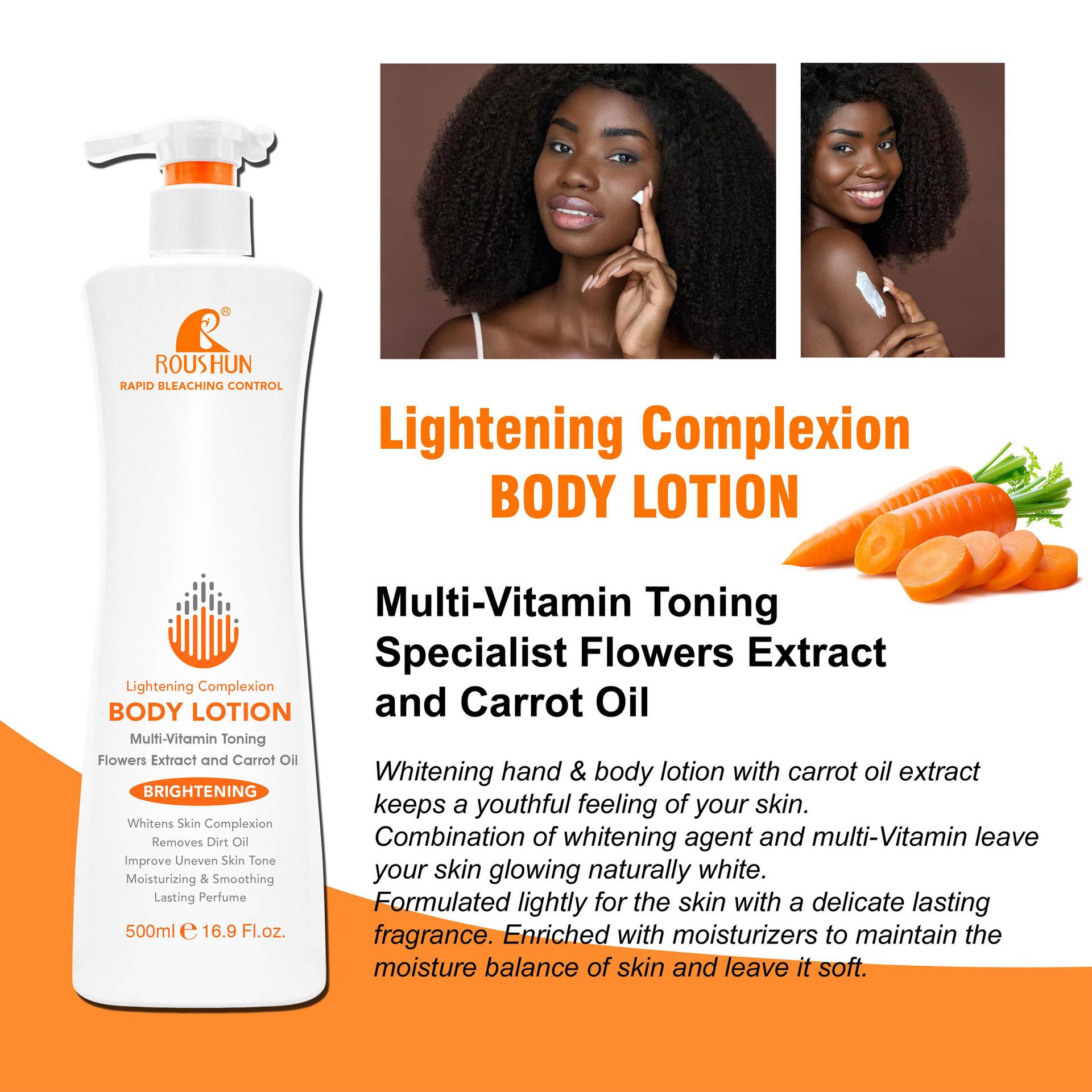 ROUSHUN Carrot body lotion carrot body lotion+Bio body lotion Bio body lotion pic 5