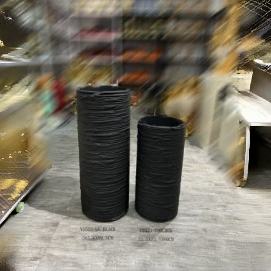 A new simple and elegant fiberglass floor-standing ceramic vase, an expensive soft decoration item for office rooms pic 10