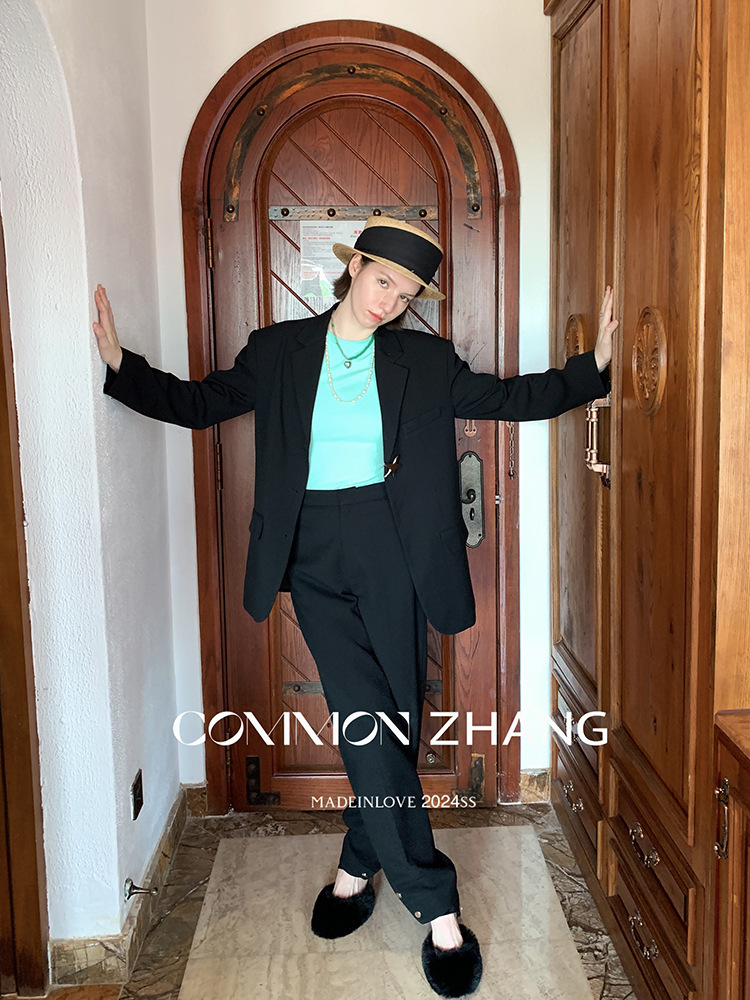 CZZHANG Summer Korean-style multi-color, niche, versatile and simple basic short-sleeved T-shirt for women A10099 pic 29