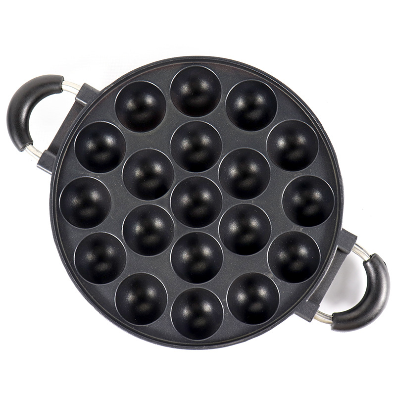 19 holes cake mould 10孔铝压铸蛋糕模鸡蛋锅不粘蛋糕烘焙DIY模详情5